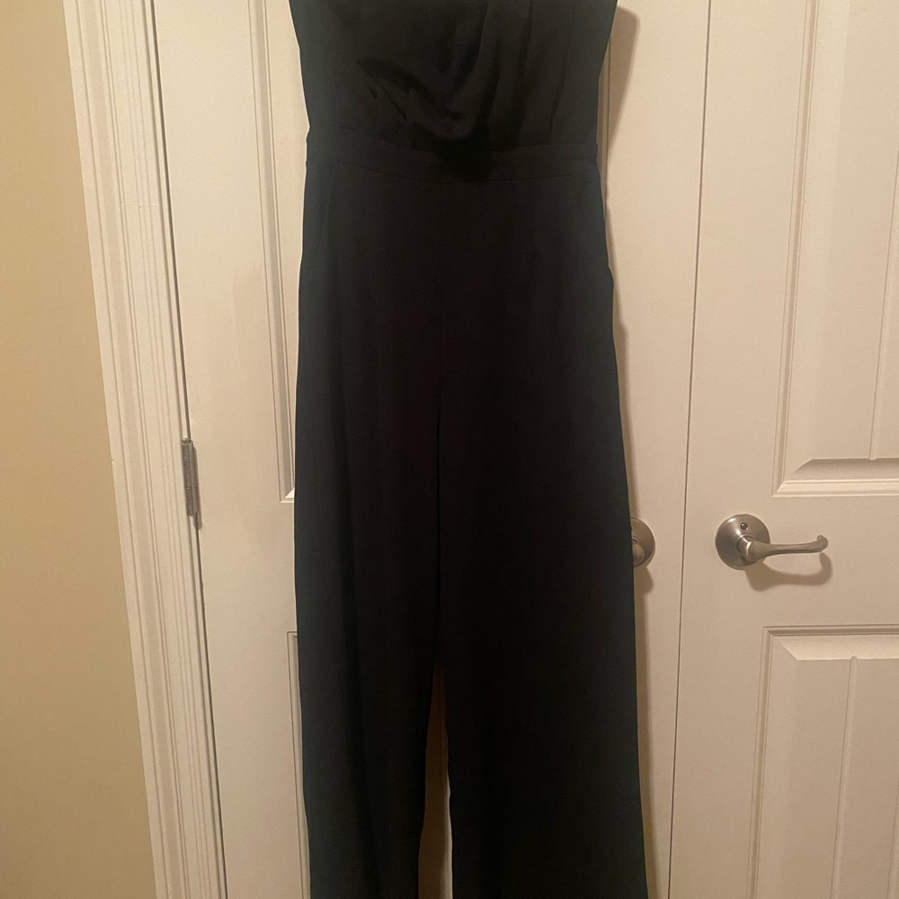 Entro Black Strapless Jumpsuit - Picture 2 of 6